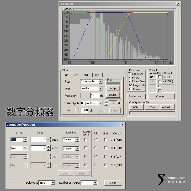 声卡与音箱设计的新思路 谈数字分频器的应用